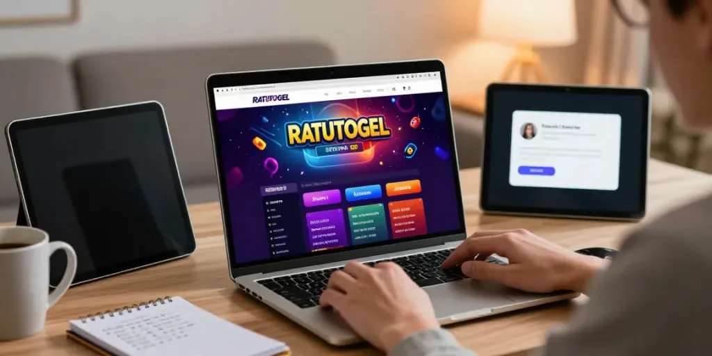 Gambaran pengguna aktif di situs ratutogel dengan antarmuka permainan yang menarik.