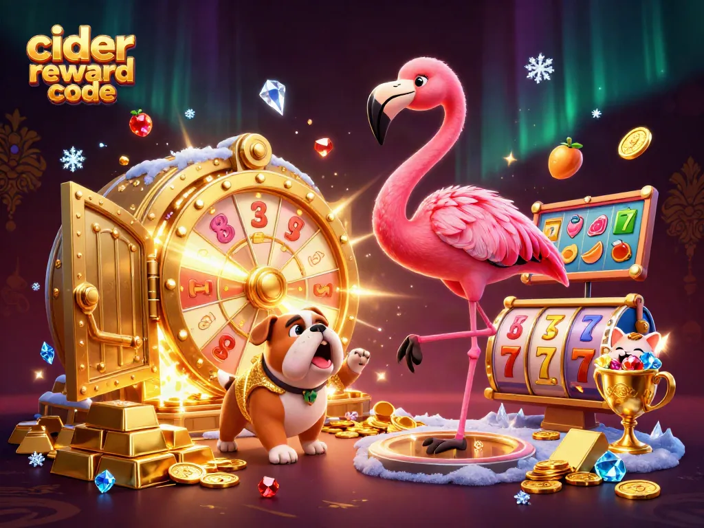 Experience thrilling moments with the cider casino reward code, spinning the prize wheel and winning gems!