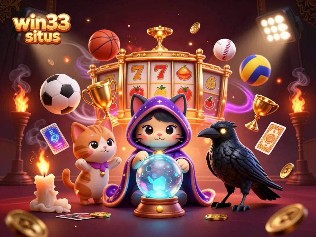 Engage with exciting gameplay on win33 situs featuring dynamic elements and characters in a vibrant casino scene.