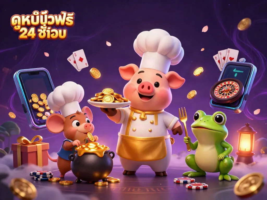 Experience ดูหนังออนไลน์ฟรี 24 ชั่วโมง with abundant gold coin themes and vibrant gambling elements.