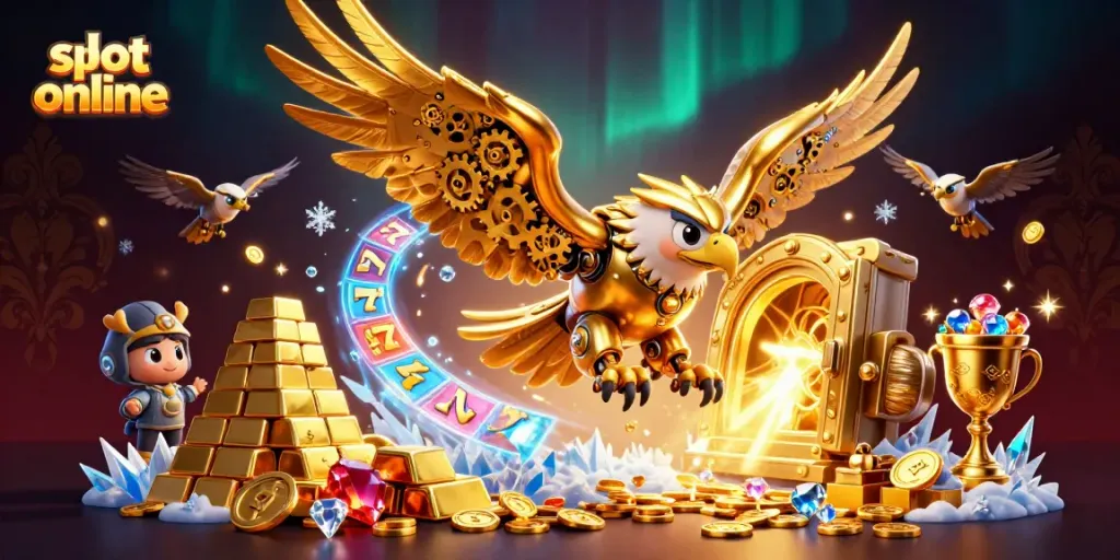 Menghadapi slot online dengan elang emas sibernetik, memudahkan pemain menemukan jackpot!