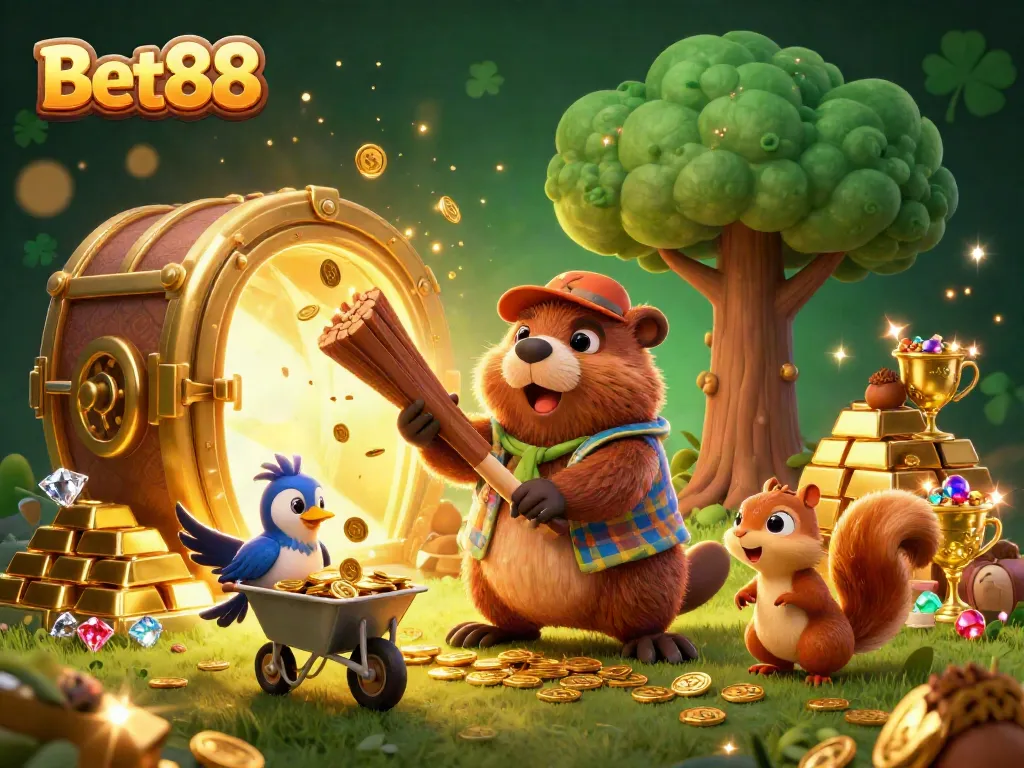 Bet88 ghi lại khoảnh khắc thú vị với hình ảnh nhân vật hoạt hình đang chơi bài và giành chiến thắng lớn.
