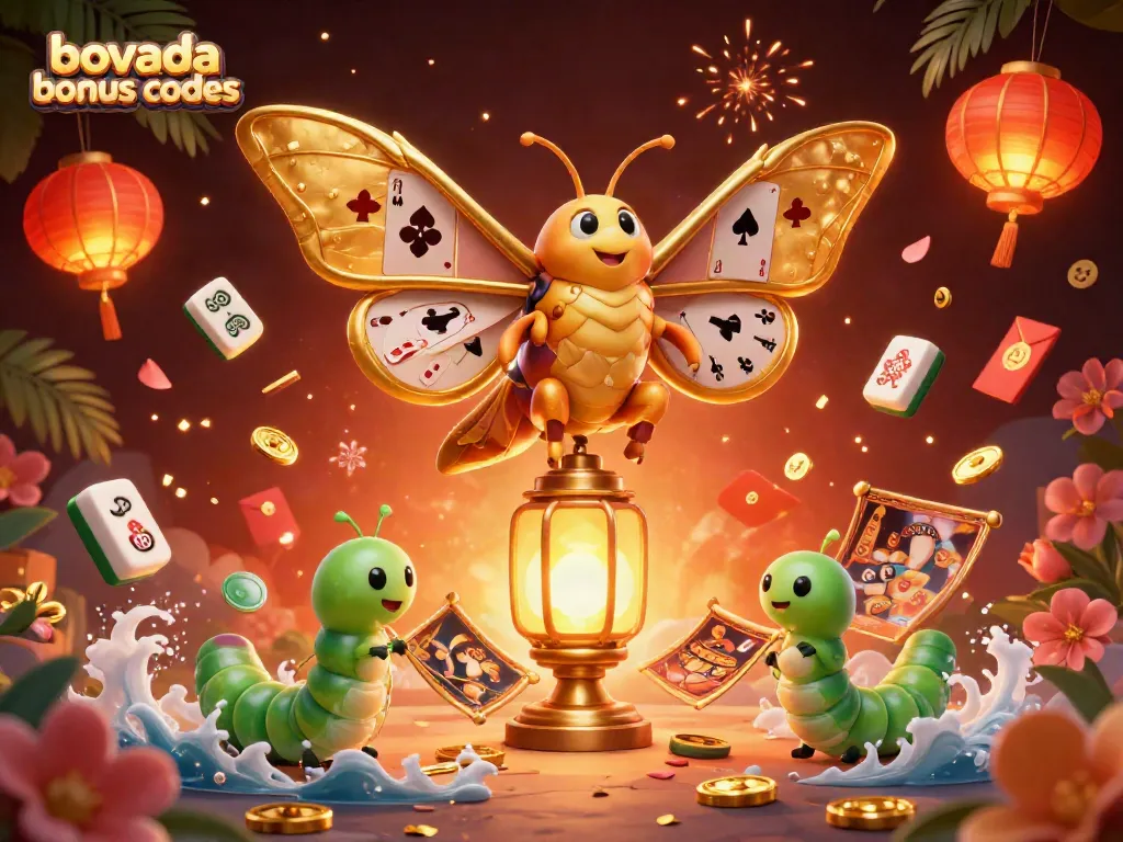 Engage with exciting bovada bonus codes and vibrant casino elements in this lively casino illustration.