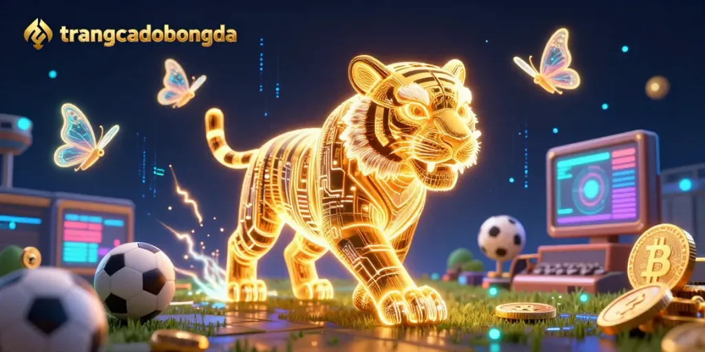 Experience the thrilling dynamics of trangcadobongda sports betting with vibrant 3D visuals and engaging design.